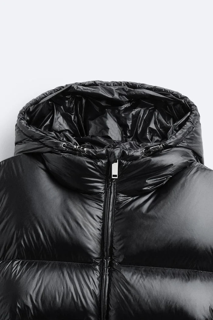 Cropped Cozy Puffer Jacket