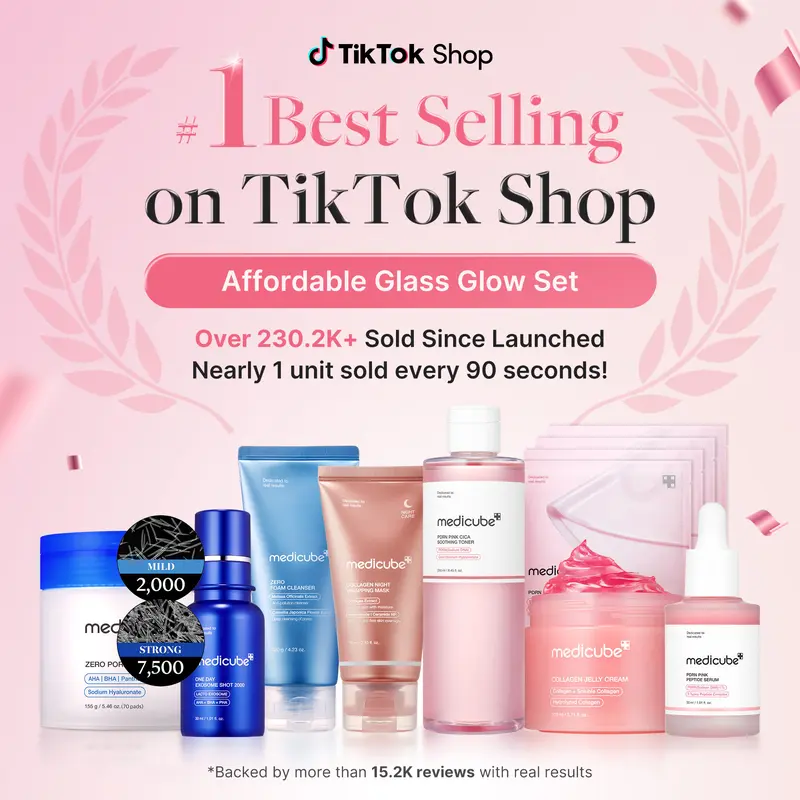 Affordable Glass GlowSkincare Set Includes 8products for Gentle SkinGlow Routine